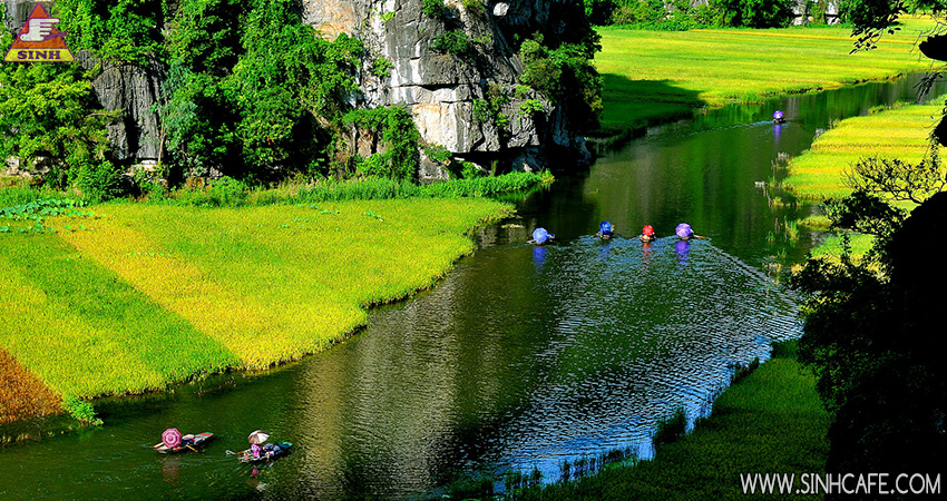Tam Coc in the afternoon