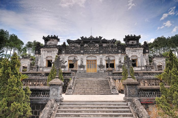 Overview of Khai Dinh tomb