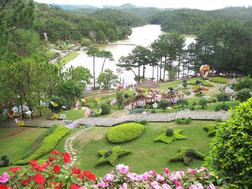 Central area of Valley of Love Da Lat