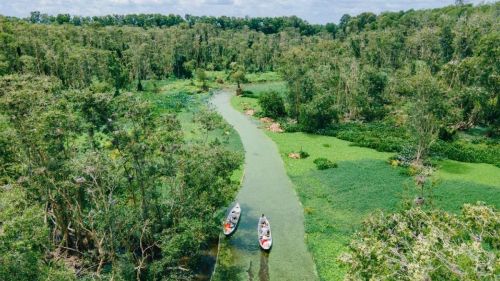 How to get to Tra su cajuput forest from Chau Doc? 