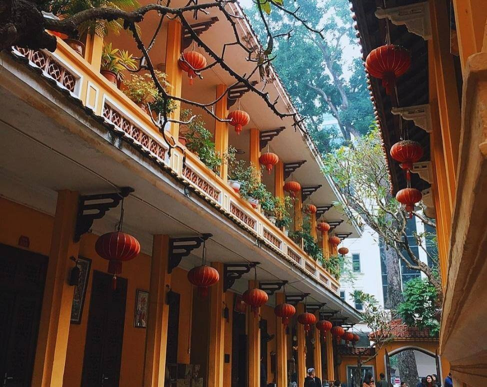 Architecture and of Quan Su Pagoda (source: Vinpearl)