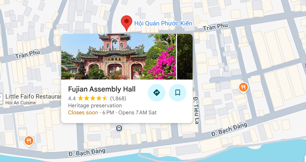 Location of Fujian Assembly Hall 